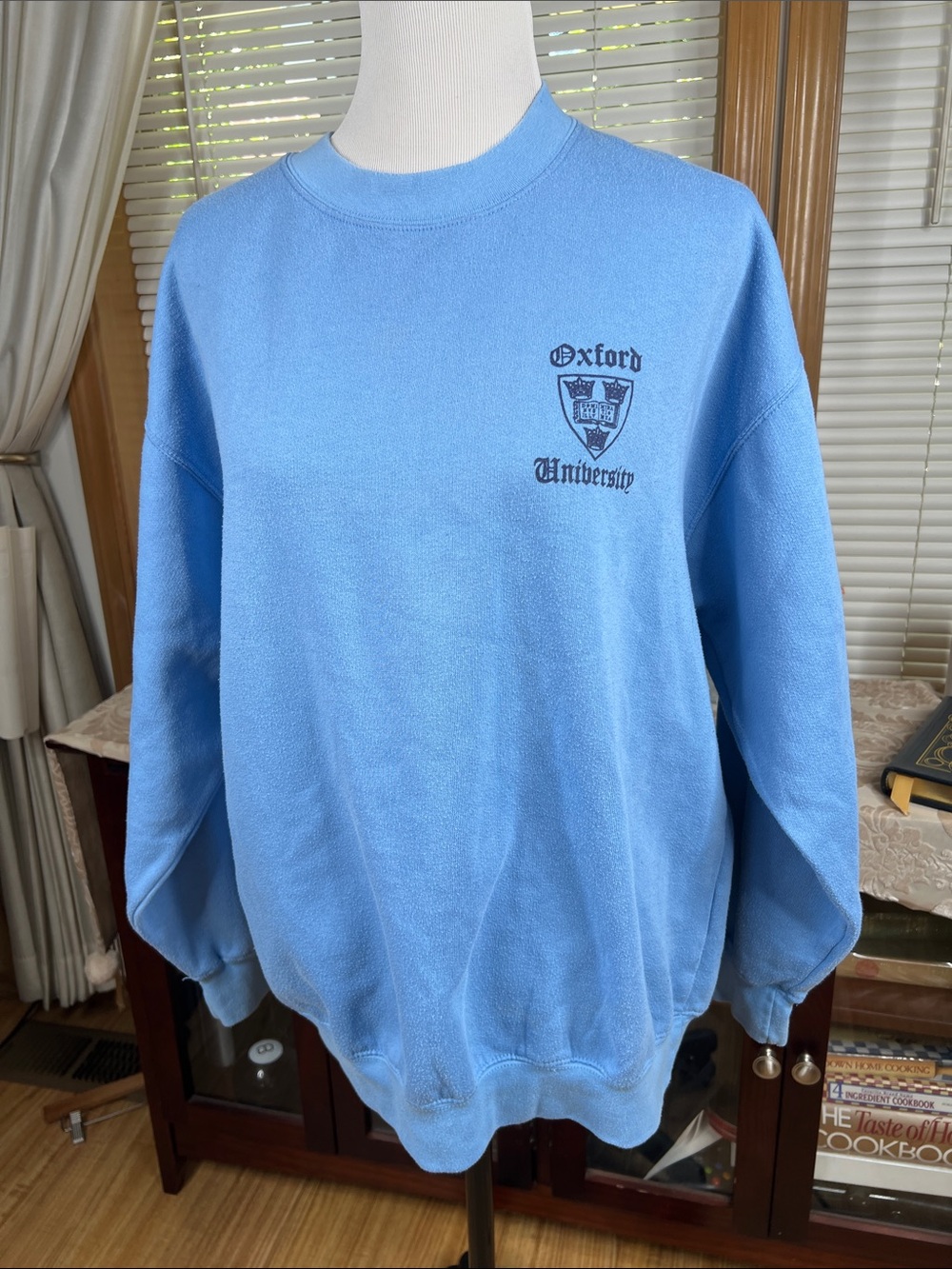 Oxford University Crew Nec Sweatshirt Size Large